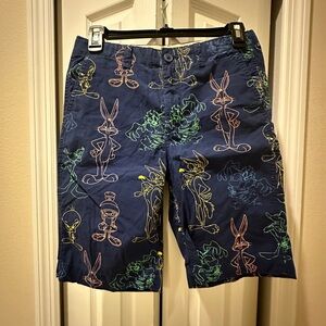Gap X Warners Bros- “Martian” Linen Shorts